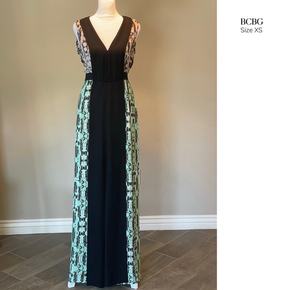 BCBG XS Snakeskin Maxi - Picture 1 of 2